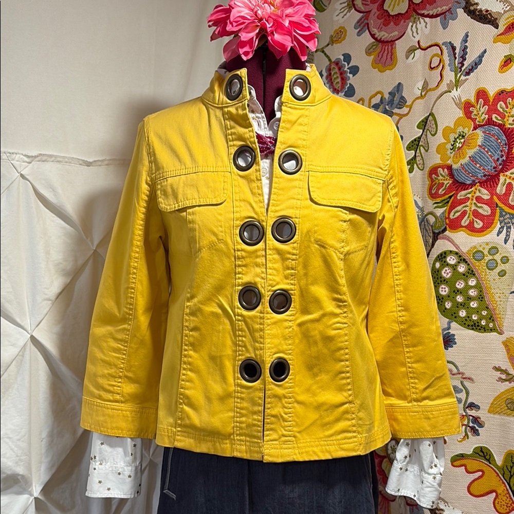 Beverlys Yellow Utility Jacket with Structured Silhouette